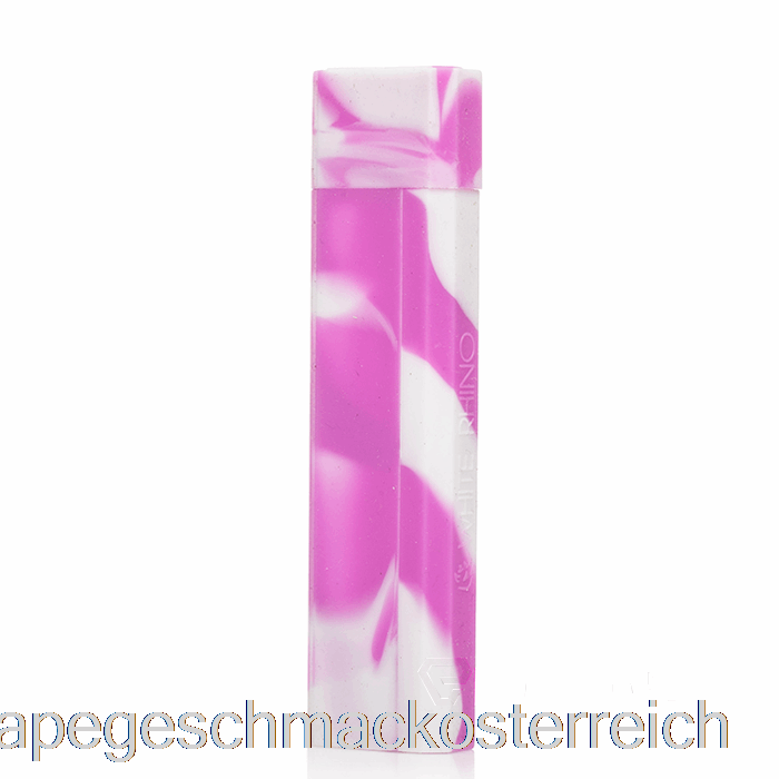 White Rhino Silicone Dab Out [Quarz] Lila Weiß (UV-Glühen) Vape-Geschmack
